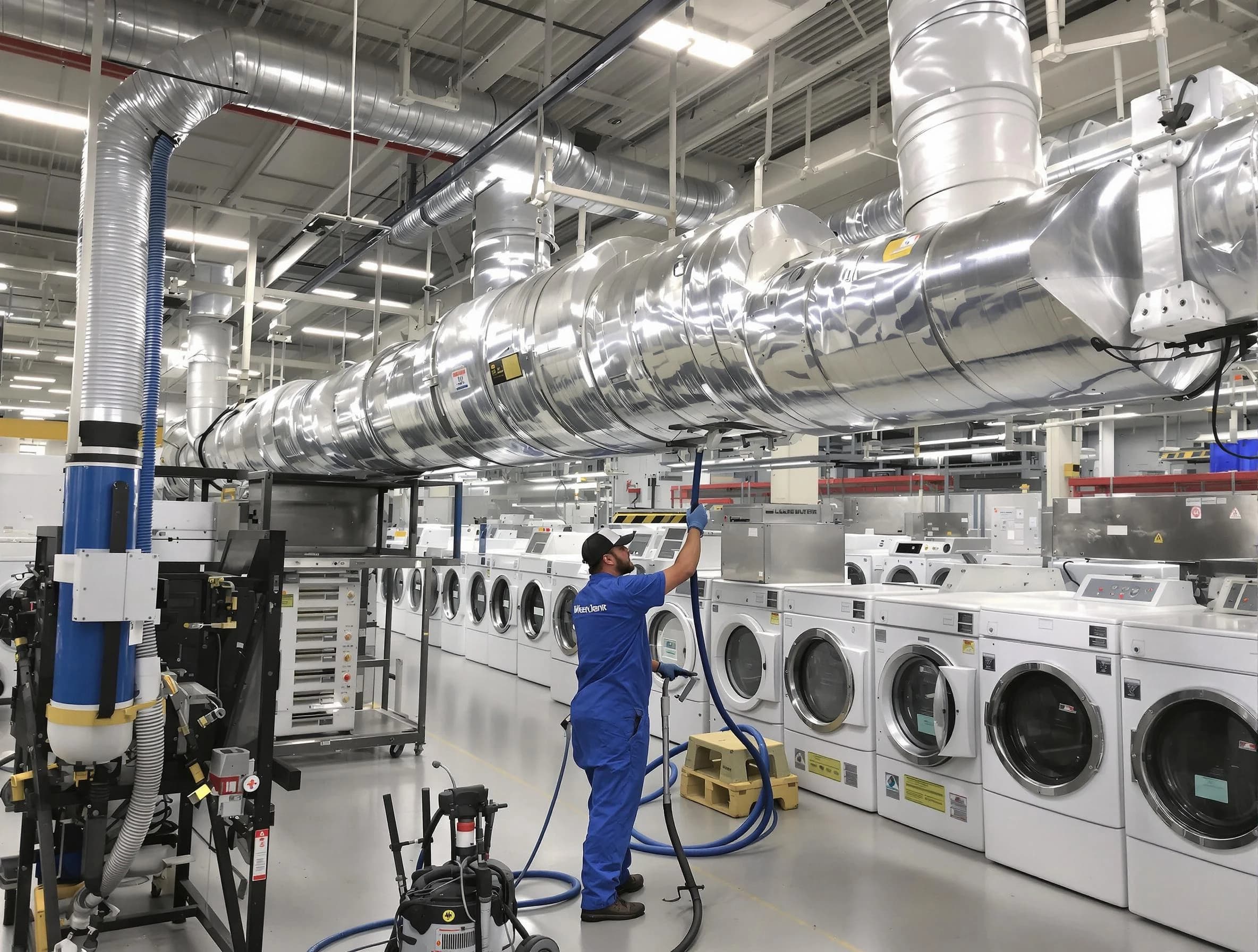 El Cerro Mission Dryer Vent Cleaning team performing heavy-duty industrial dryer vent cleaning in El Cerro Mission