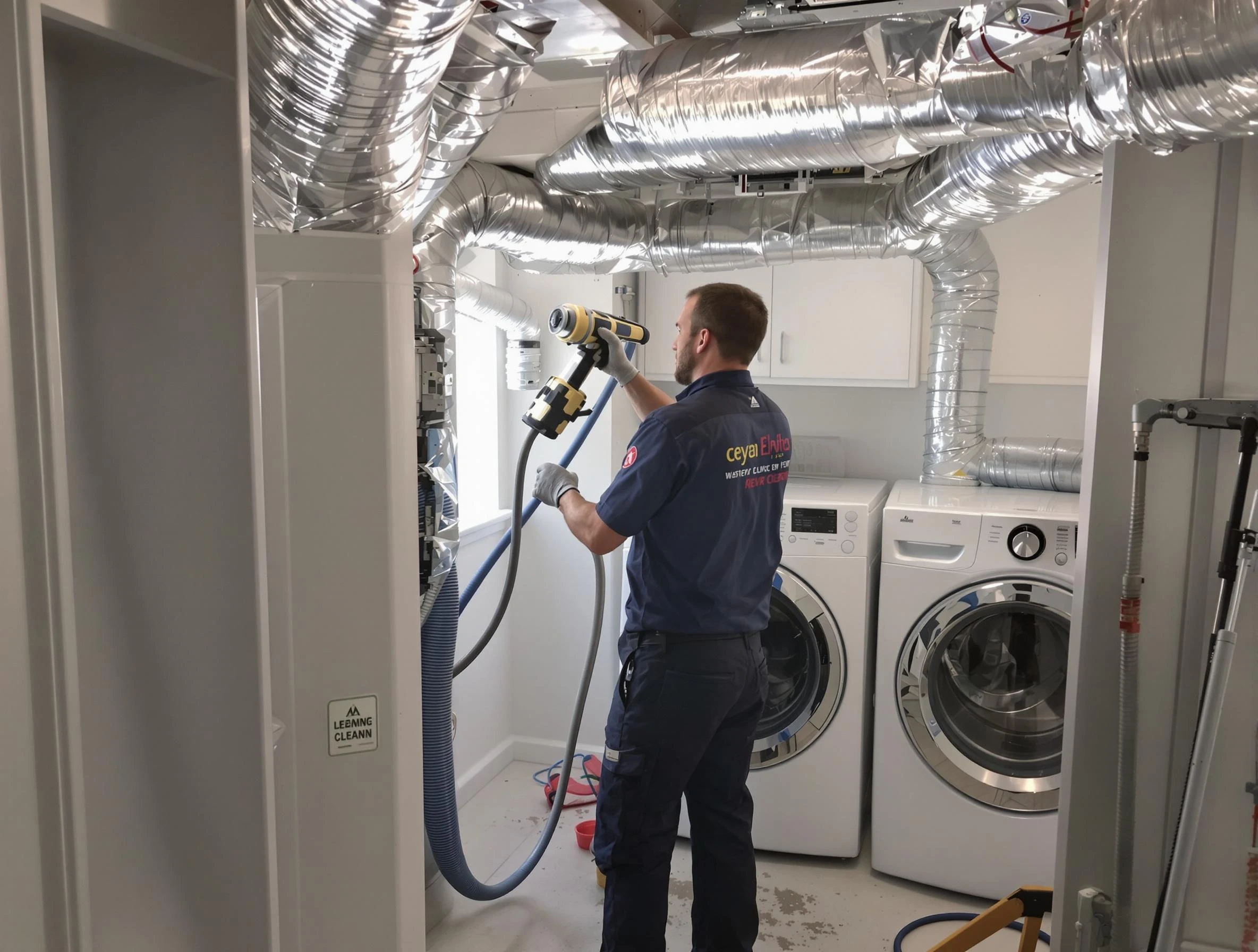 El Cerro Mission Dryer Vent Cleaning specialist using advanced equipment for thorough duct cleaning in El Cerro Mission